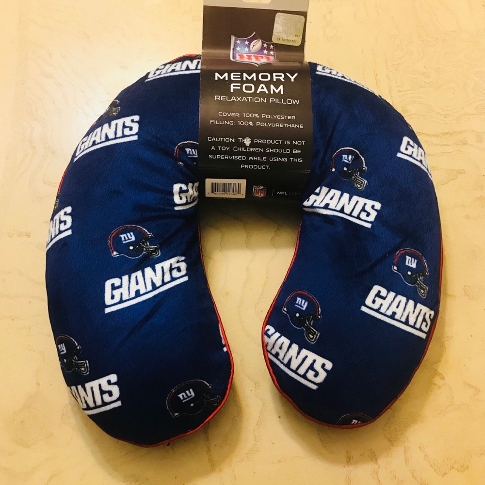 NFL Giants Neck Pillow